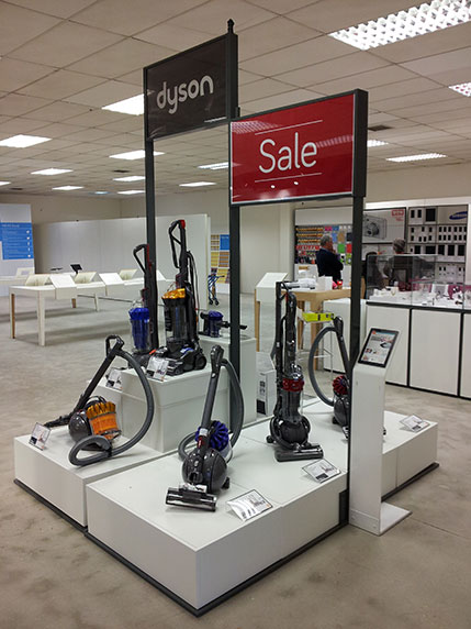 vacuum display